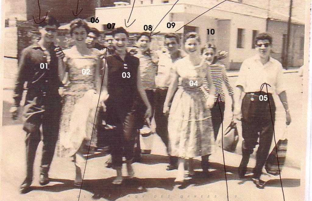 PISCINE DU GALIA ET LES AMIS 1956 AU RETOUR.JPG